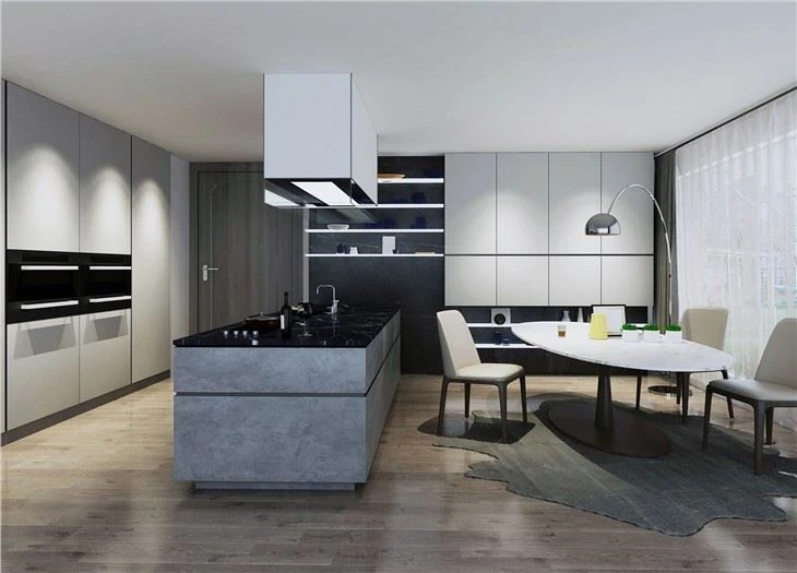 Modern Melamine UV Kitchen Cabinet